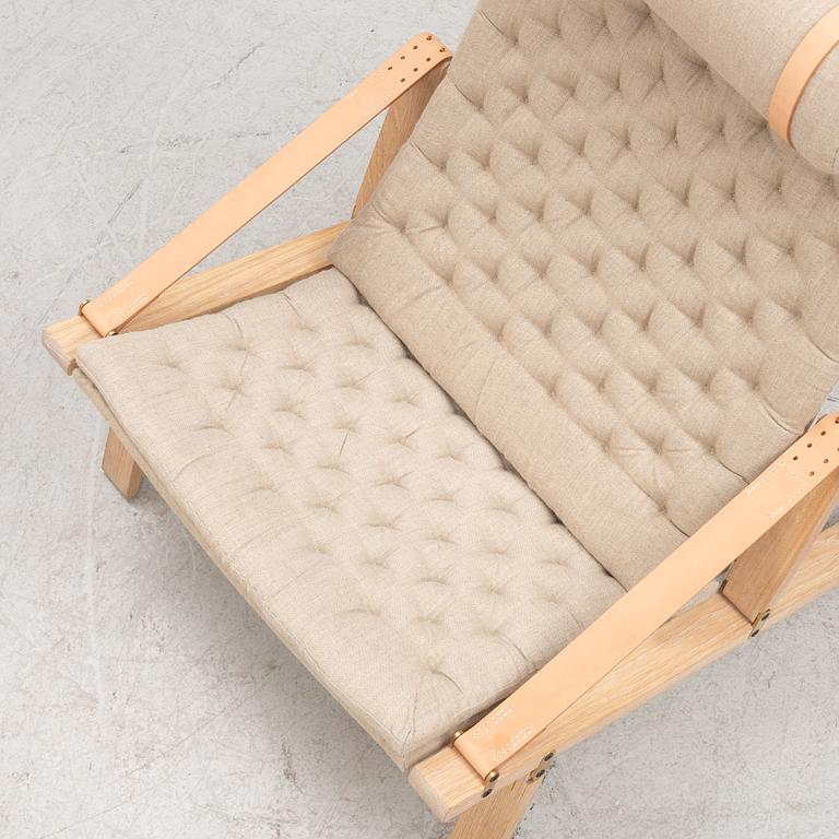 Preben Fabricius & Jørgen Kastholm, fåtöljer, ett par, "FK10 Plico Chair", Carl Hansen & Søn, Danmark.