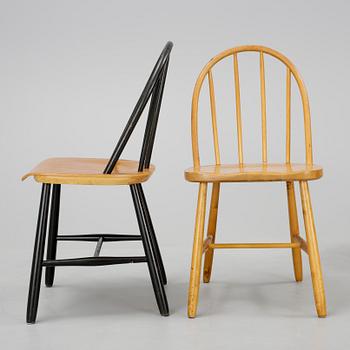 STOLAR, 5 st, Sannolikt Tallåsens Möbelindustrier, omkring 1900-talets mitt.