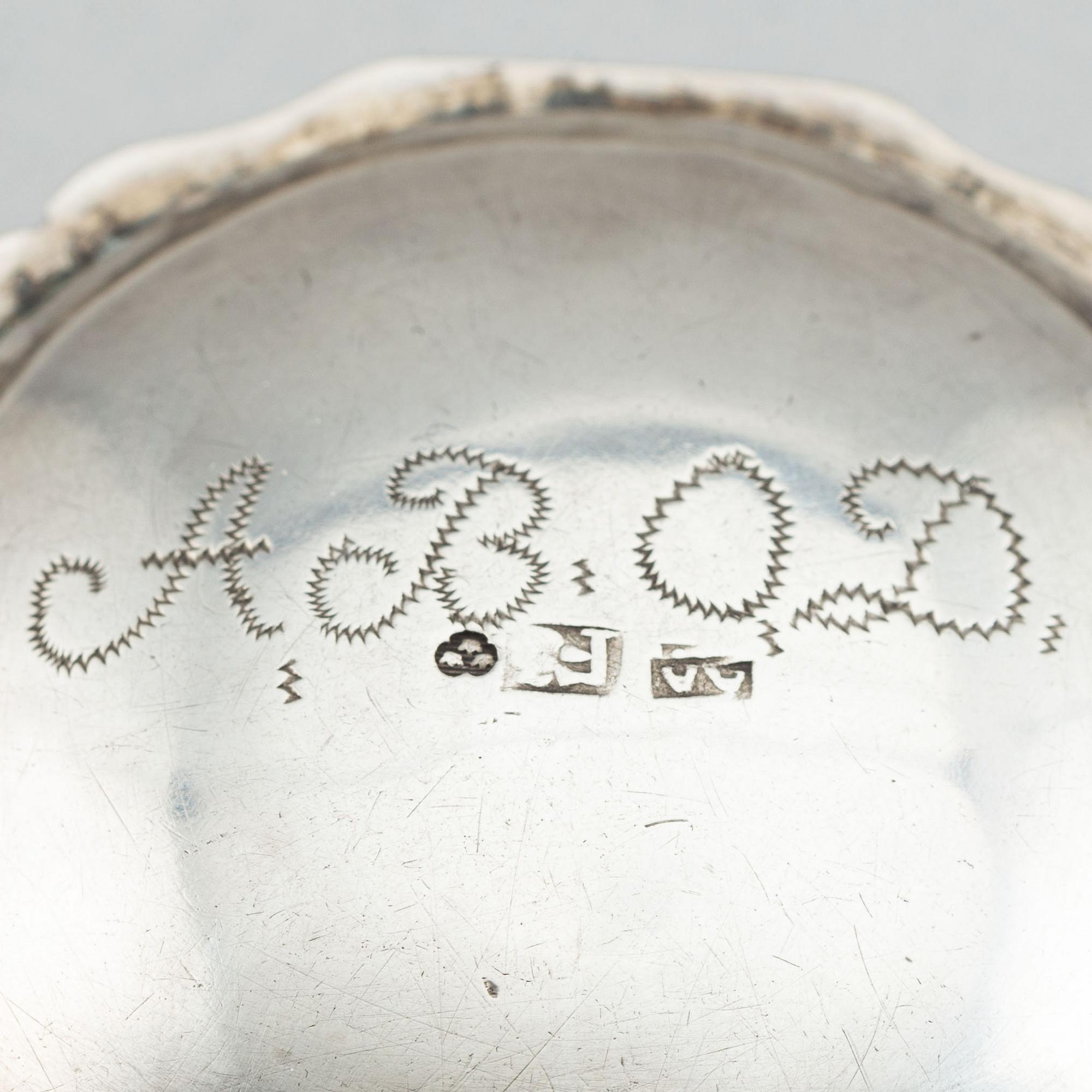 A swedish silver box, 1812.