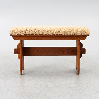 Bench of the trestle type, 20th century.