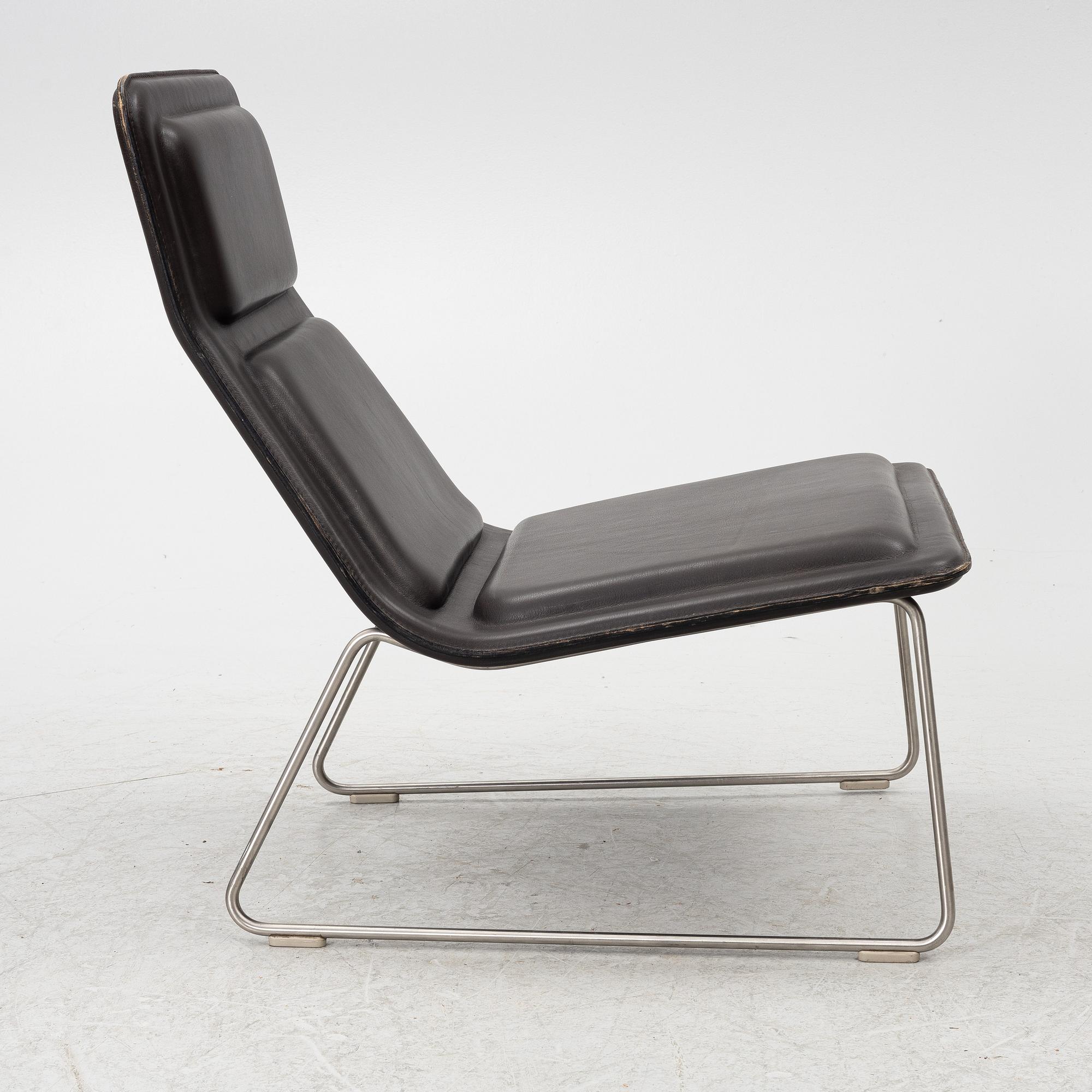 Jasper Morrison, An armchair, "Low and Pad", Cappelini, Italy.