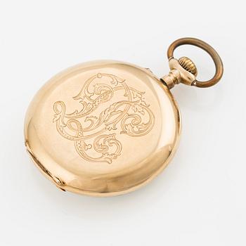 Hansa, pocket watch, 18K gold, 50.5 mm.