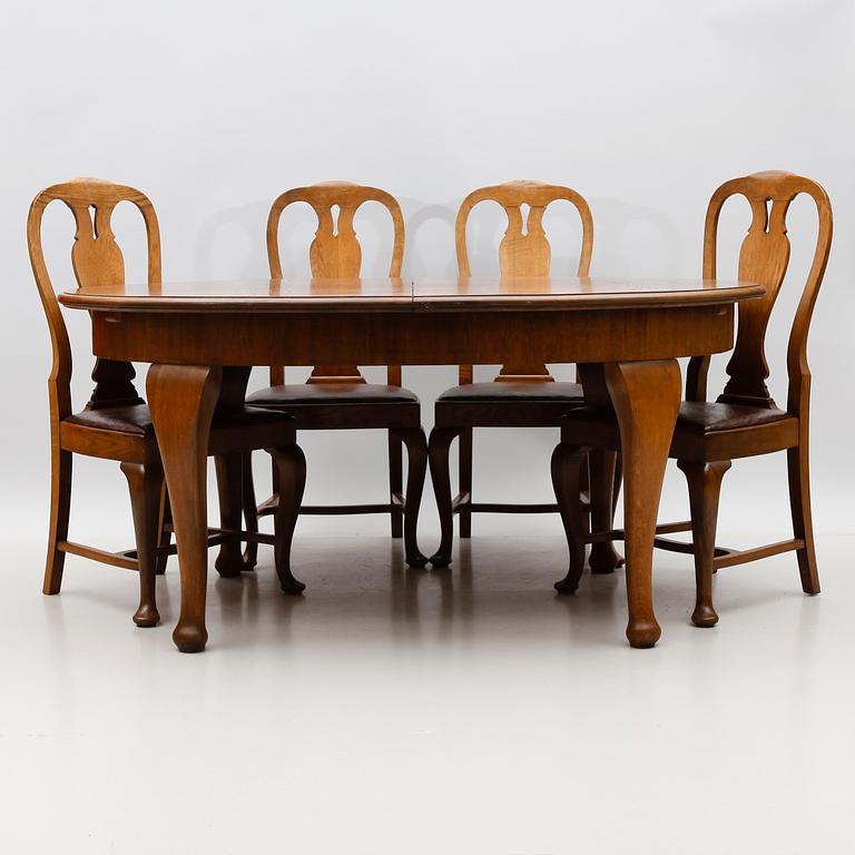 MATGRUPP, 6 delar, rokokostil, 1900-talets första hälft.