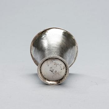 BÄGARE, silver, ATQ Anders Törnqvist d.ä, Åbo ca 1790. Vikt 48,5 g.