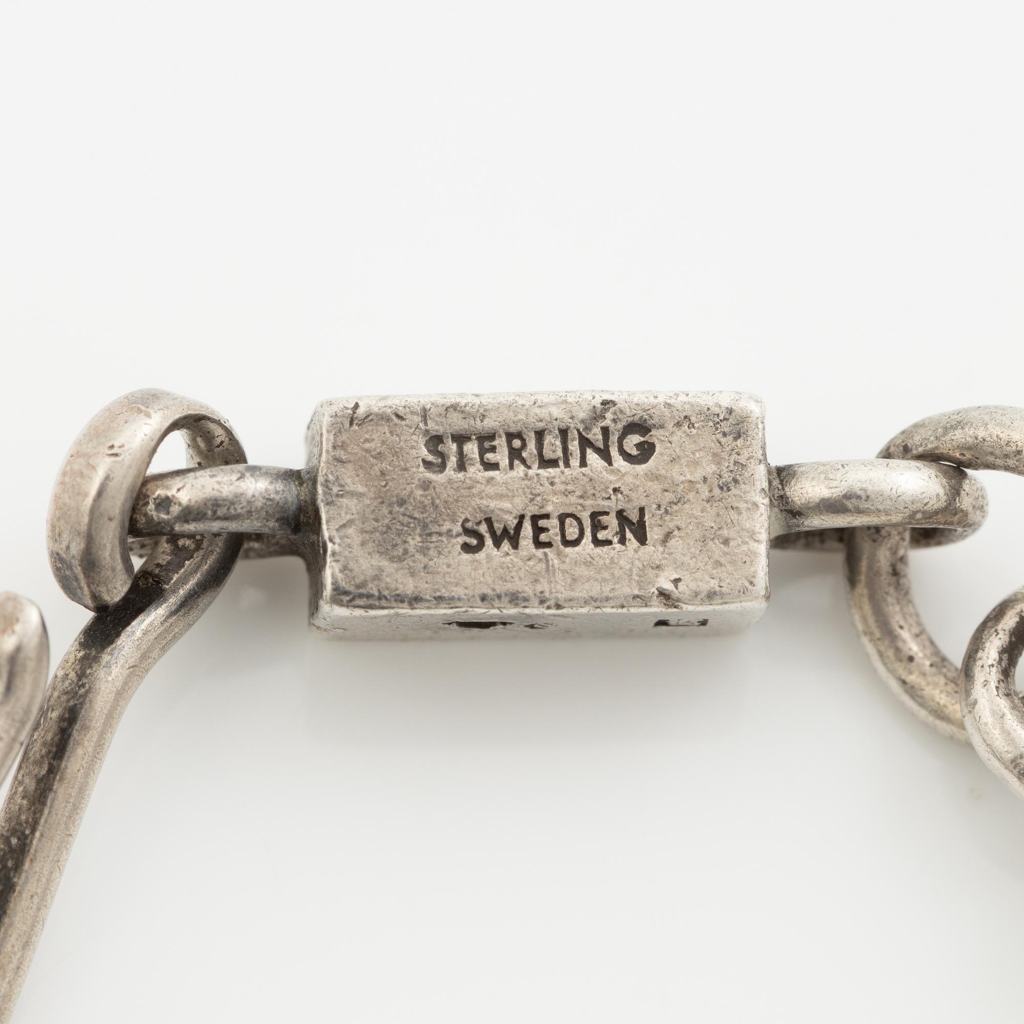Wiwen Nilsson, arm bracelet, silver.