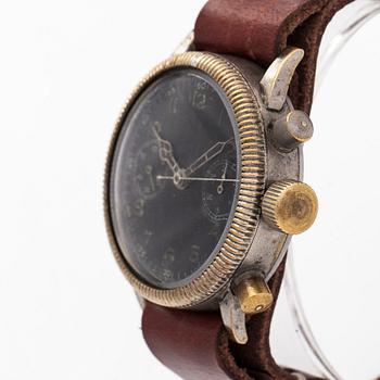 Tutima Glashütte, “WWII Pilot's watch”, kronografi, rannekello, 39 mm.