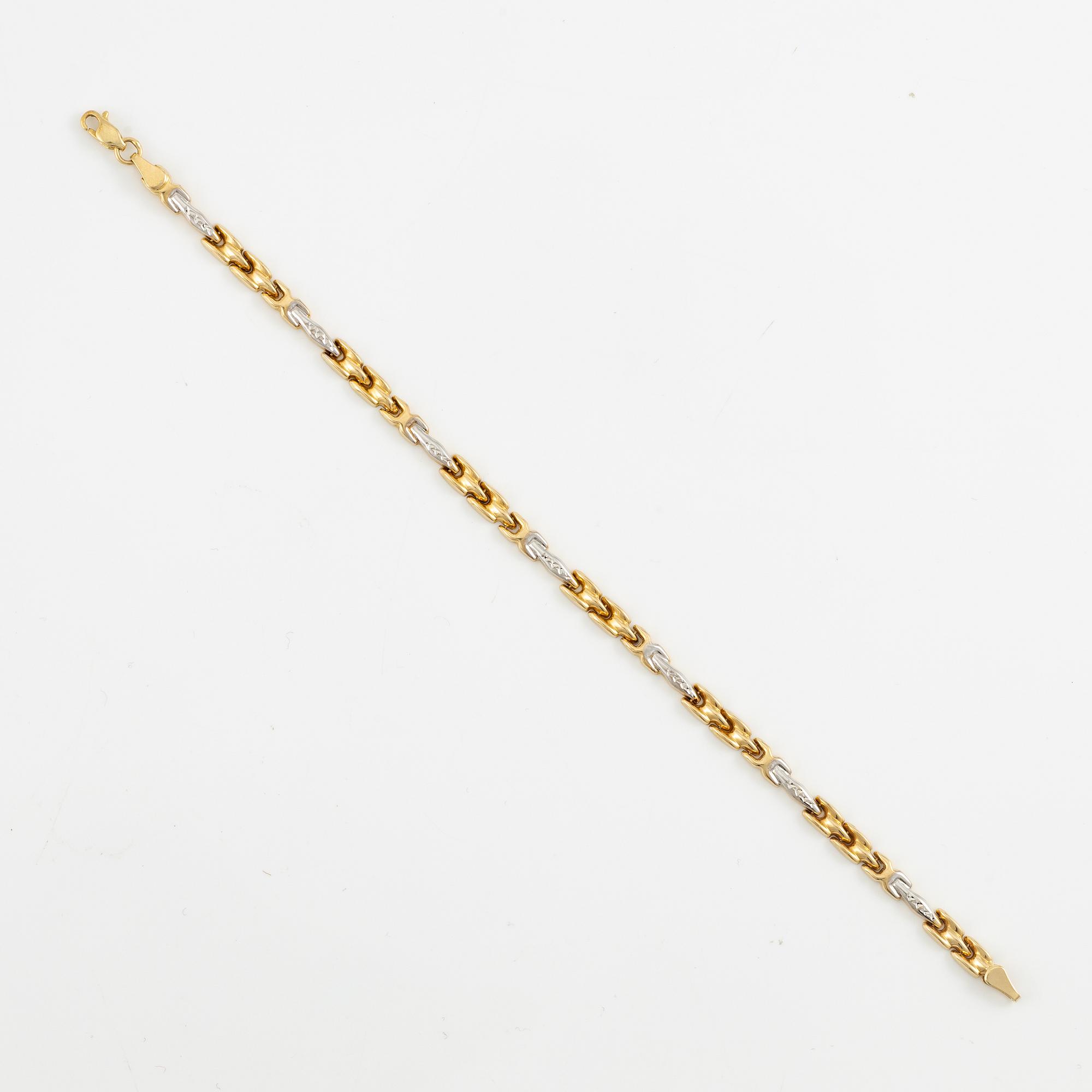Bracelet, 14K gold,.