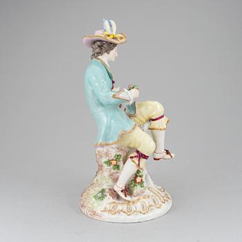 A MEISSEN PORCELAIN FIGURE, probably 19th century.