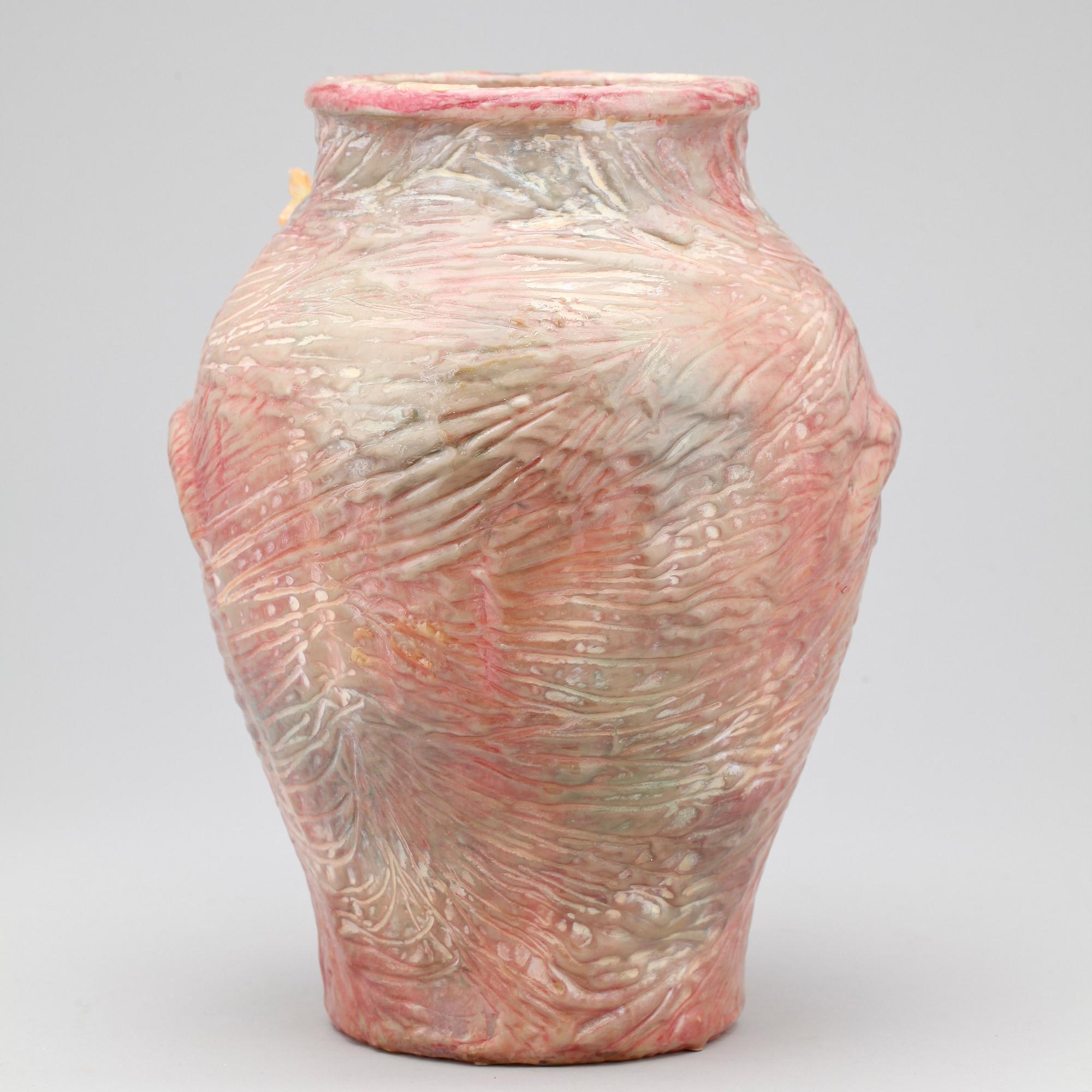 JEAN NOEL BOUILLET, vas, blandteknik, stämpelsignerad.