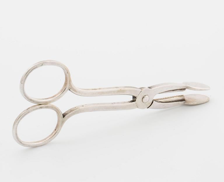 WIWEN NILSSON, sockertång, silver Lund 1943.