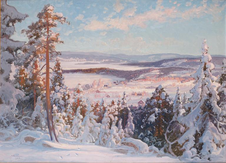 Carl Brandt, Vinterlandskap.