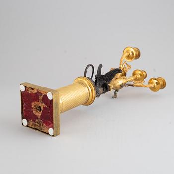 A presumably russian empire candelabra, 19th century.