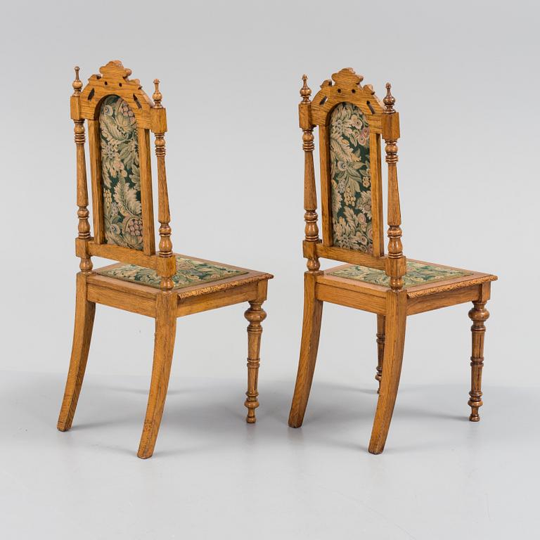 STOLAR, 6 st, nyrenässans, 1800-talets slut.