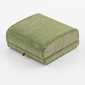 Hänge, antik keramik innefattad i 18K guld, Grand tour souvenir, 1800-tal.