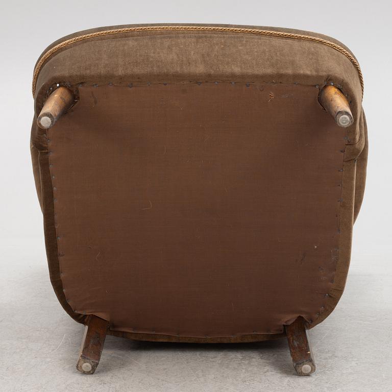 GA Berg, attributed, armchair, Swedish Modern, 1940s.