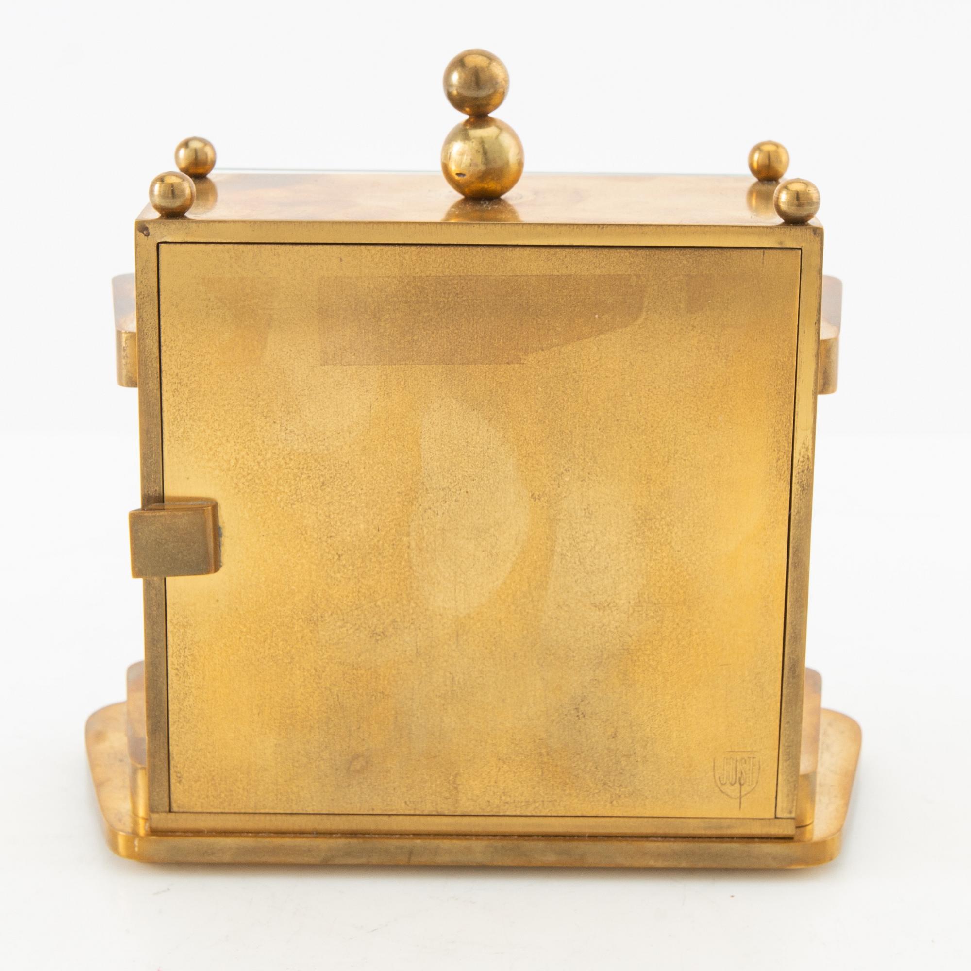 Table clock Just Germany mid/second half of the 20th century.