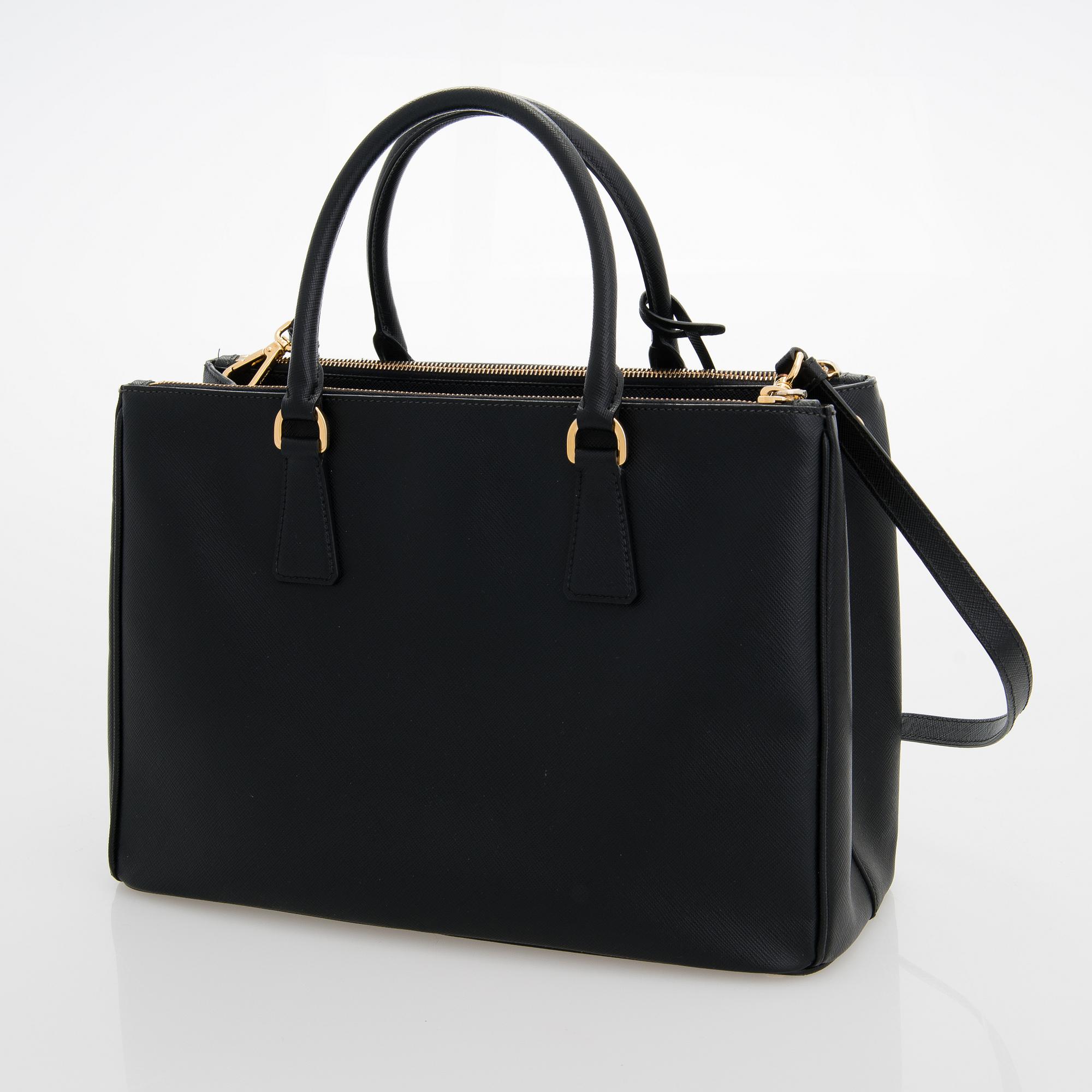 Prada, A 'Galleria' Saffiano Leather handbag.