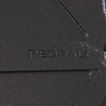 A steel and oak table by Jonas Lindvall 2011.