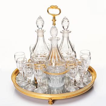 A French Empire cruet-set, early 19th century.