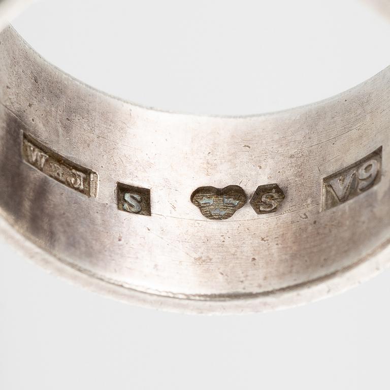 Ring, Waldemar Jonsson, silver.