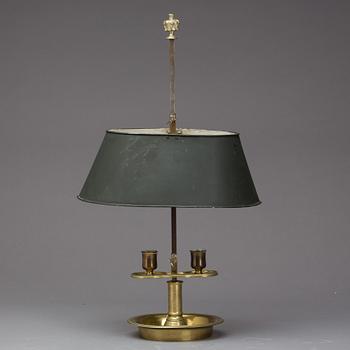 BORDSLAMPA, sk bouillottelampa. 1800-tal.