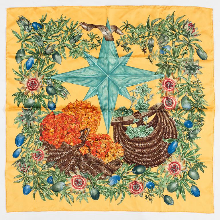 Hermès, scarf, "Passiflores".