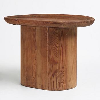 Axel Einar Hjorth, a stained pine "Utö" table, Nordiska Kompaniet, Sweden 1930's.