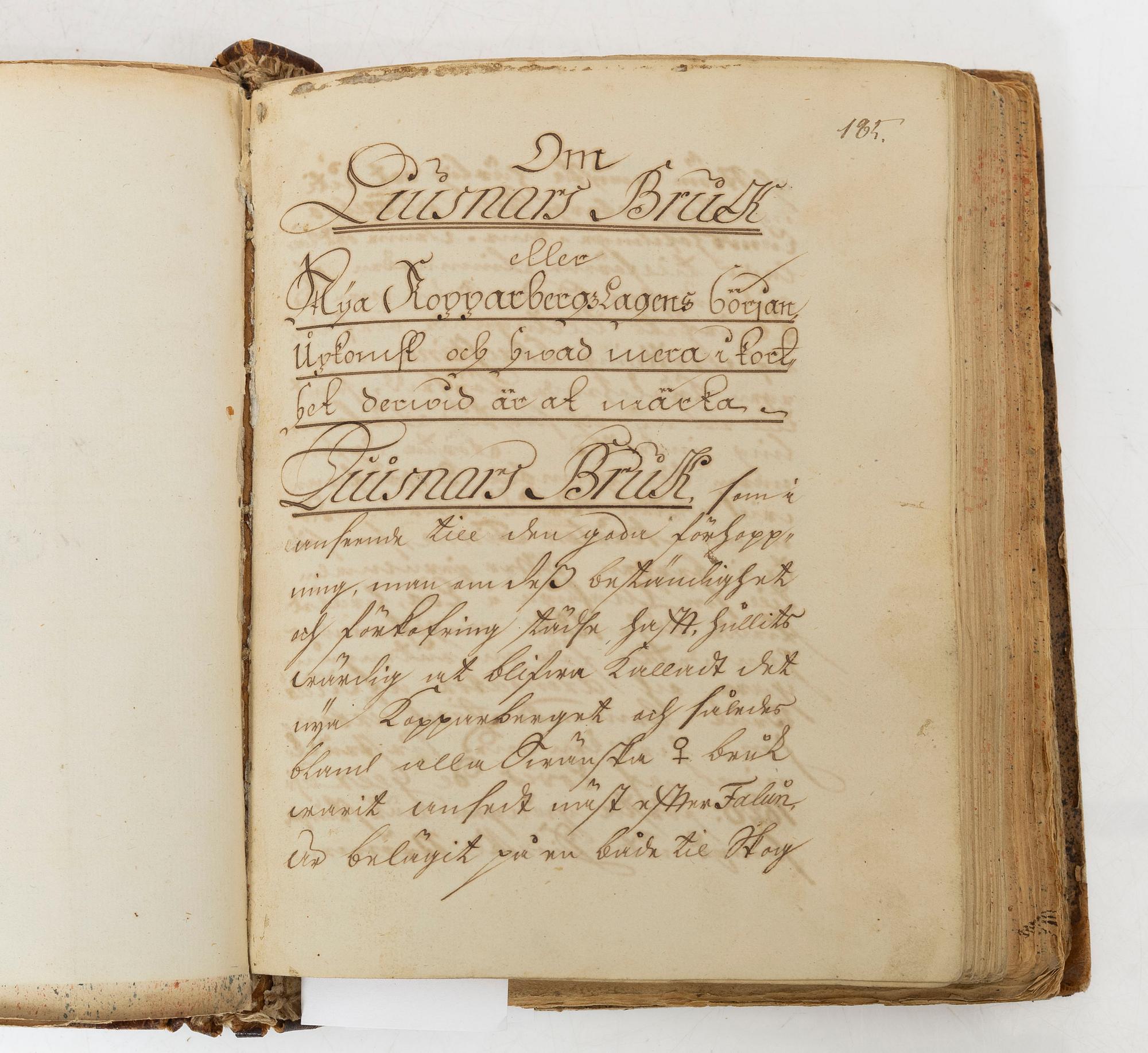 Lars Ericsson Odelstiernas bergsanteckningar.