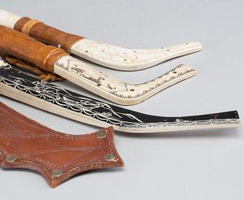 FOUR KNIVES FROM THE 20TH CENTURY.