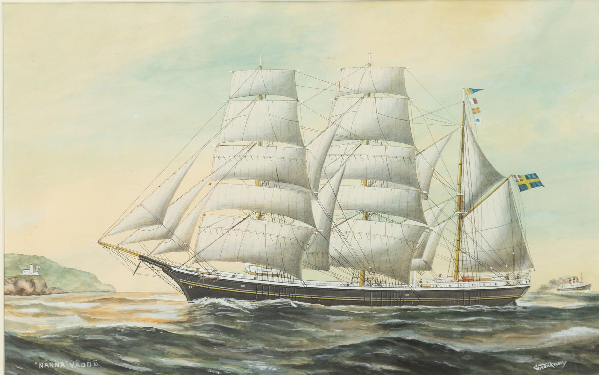 Gustav Fredriksson, "Nanna" – Väddö.