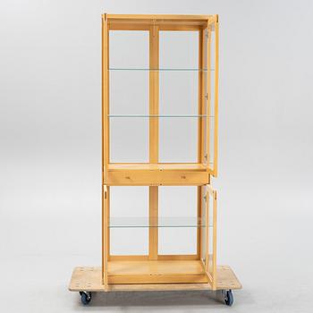 Karin Mobring & Thomas Jelinek, a 'Stockholm' glass and birch cabinet, IKEA, late 20th Century.