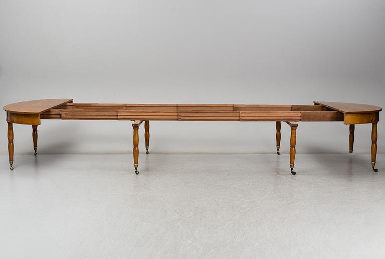 A Swedish mid 19th century dinner table.
