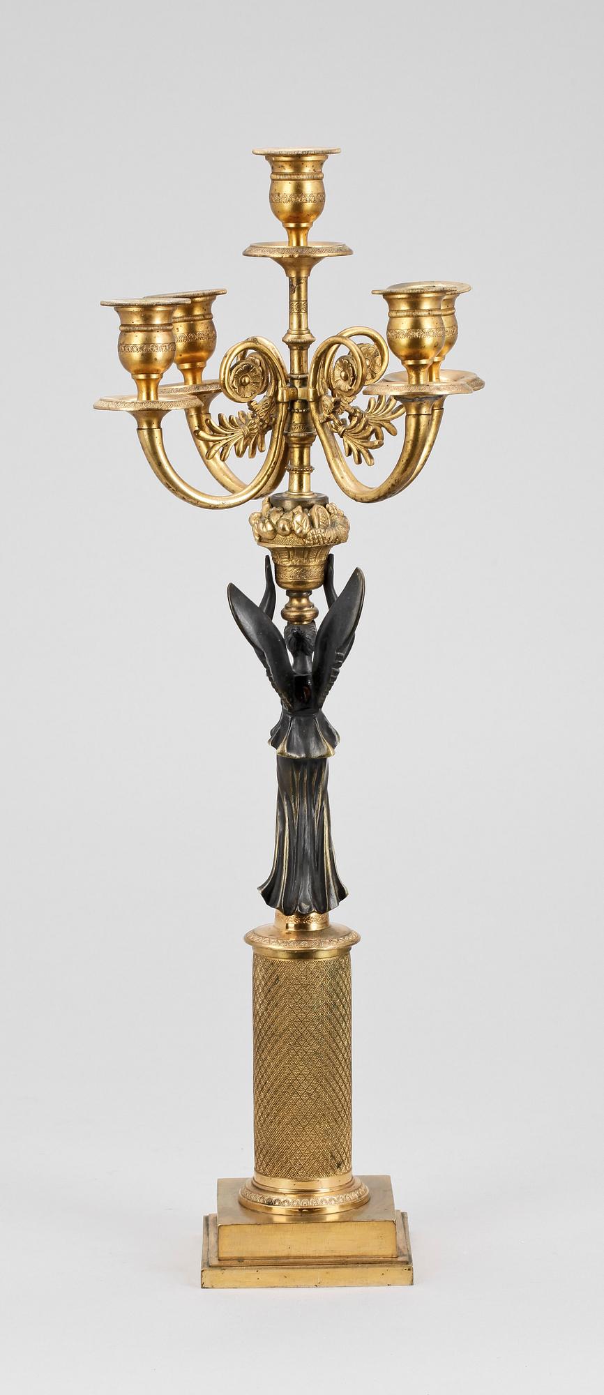 KANDELABRER, empirestil, Frankrike, 1800-talets andra hälft.