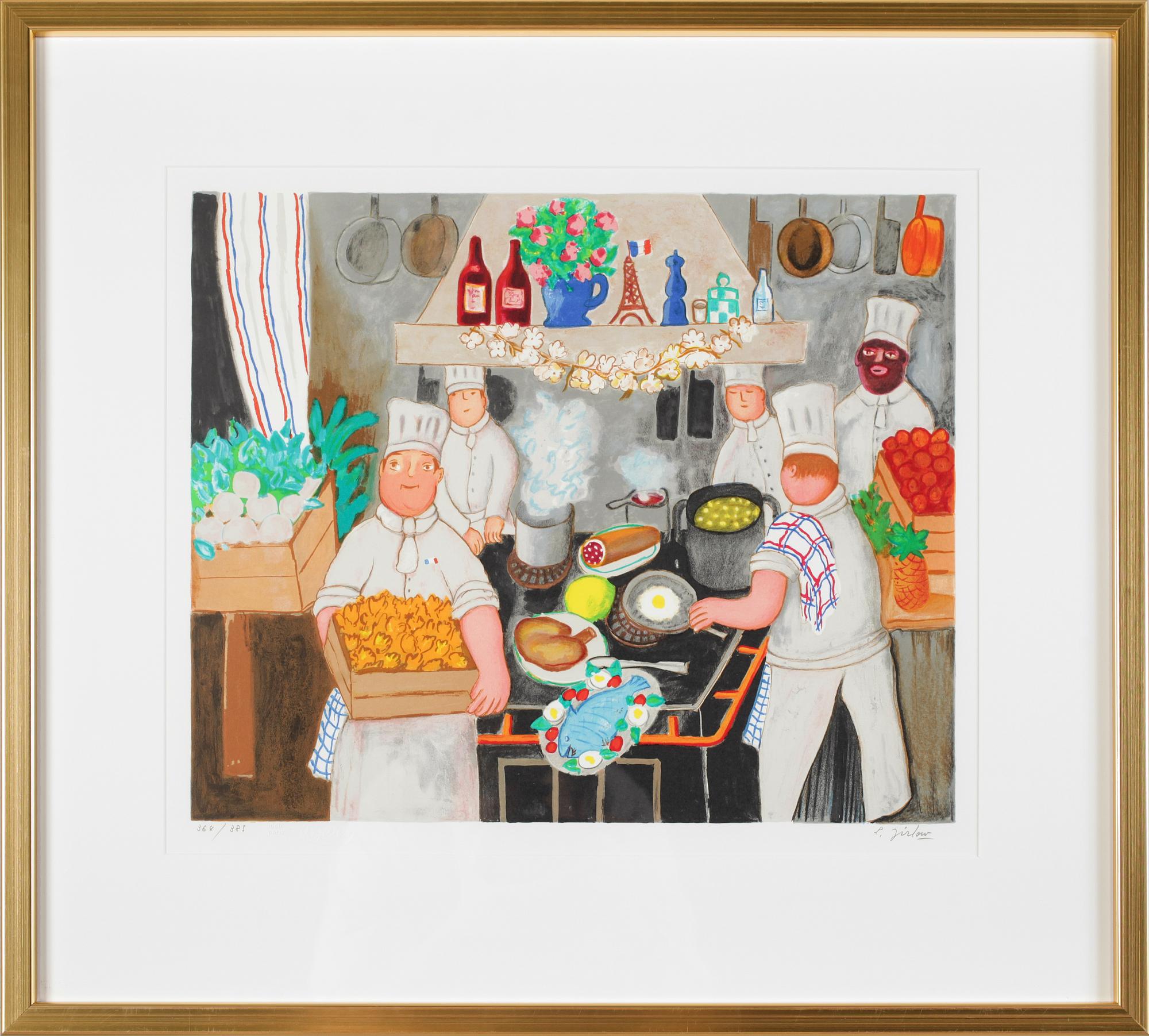 LENNART JIRLOW, färglitografi, signerad och numrerad 364/385.