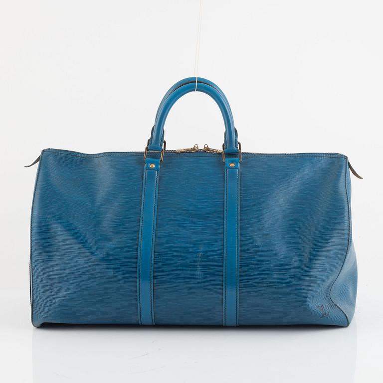 Louis Vuitton, weekendbag "Keepall Epi 50", 1989.