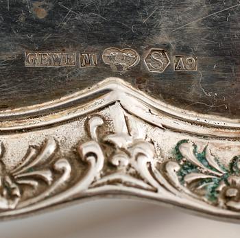 SILVERFÖREMÅL, 3 delar, 1900-tal. Vikt ca 375 gram.