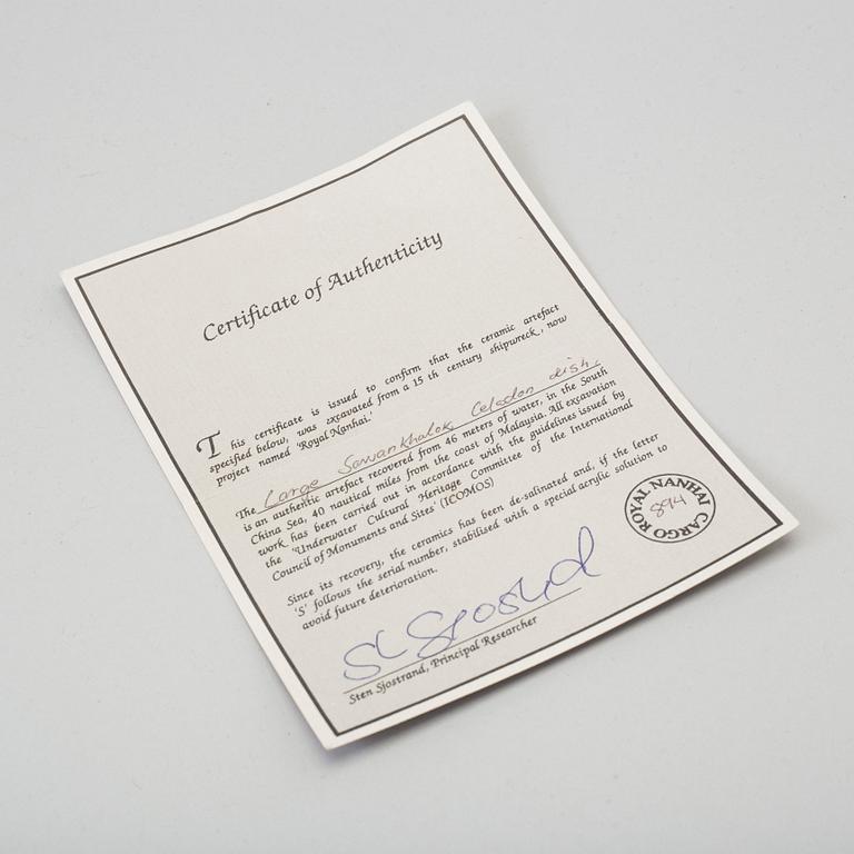 FAT, vrakgods. Sawankhalok, 1400-tal.