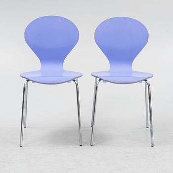 Erik Ole Jørgensen, six 'Rondo' chairs, Danerka, Denmark, 21st century.