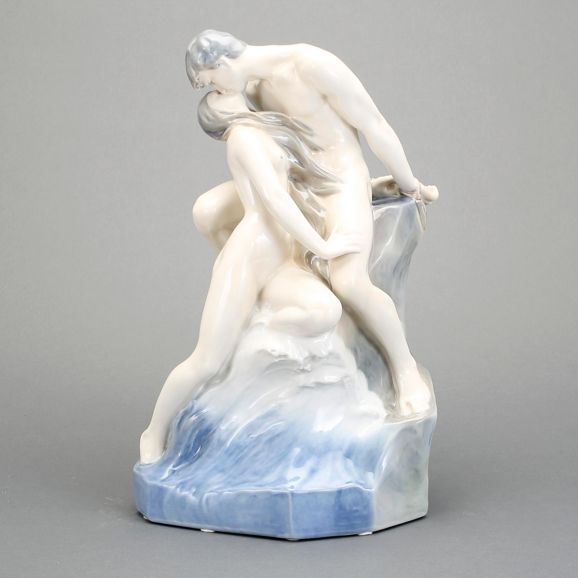 FIGURIN, porslin, Royal Copenhagen, 1900-tal.