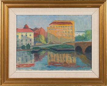 Inkeri Koivisto, oil on canvas, signed and dated -48.