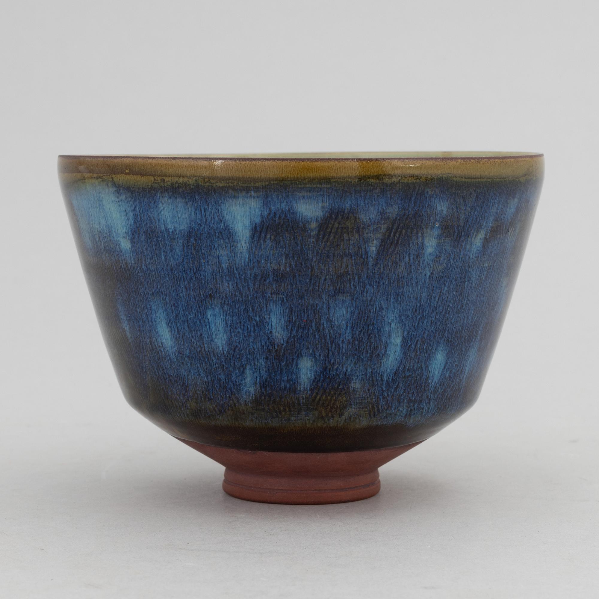 Wilhelm Kåge, a 'Farsta' stoneware bowl, Gustavsbergs Studio 1931.