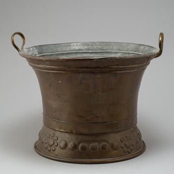 A late 19th century copper vessel.