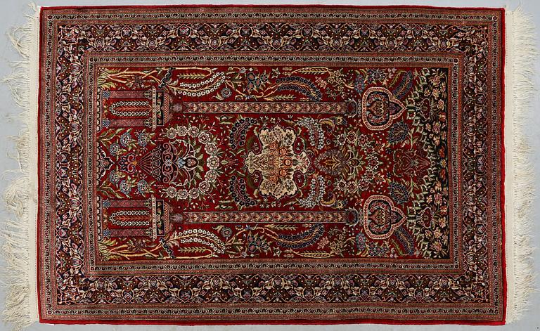 MATTA, Keshan, möjl silke, old, 150 x 102 cm.