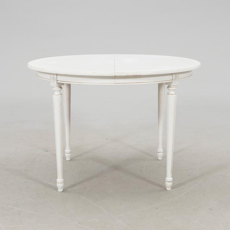 Dining Table in Gustavian Style, Late 20th Century.