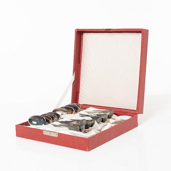 Twelve silver coffee spoons, COHR, Lidköping, 1981-85.