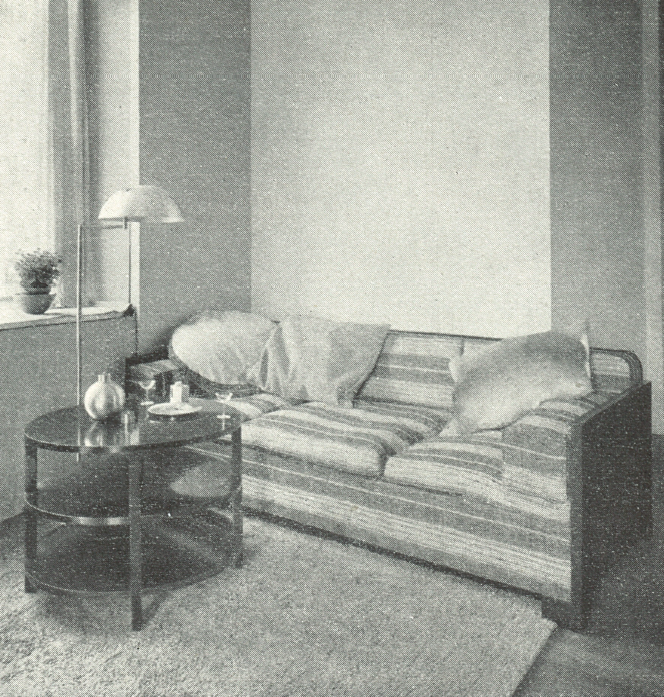 Björn Trägårdh, a rare coffee table model 158, Firma Svenskt Tenn, Stockholm, 1930s.