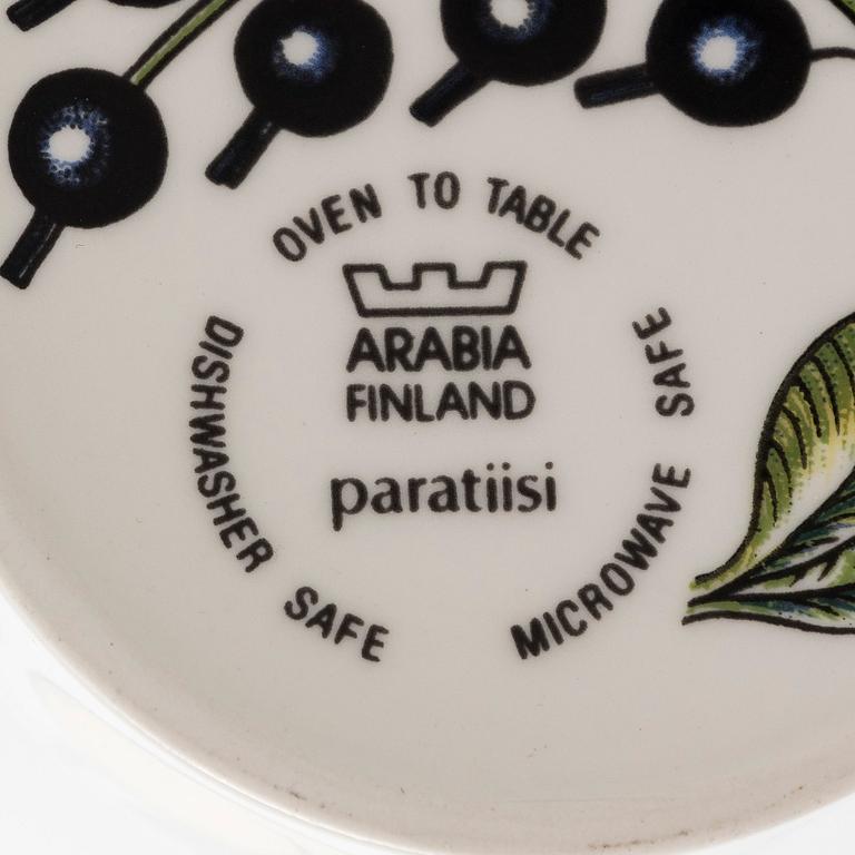 Birger Kaipiainen, servisdelar, 7 st, ”Paratiisi”, Arabia, sent 1900-tal.