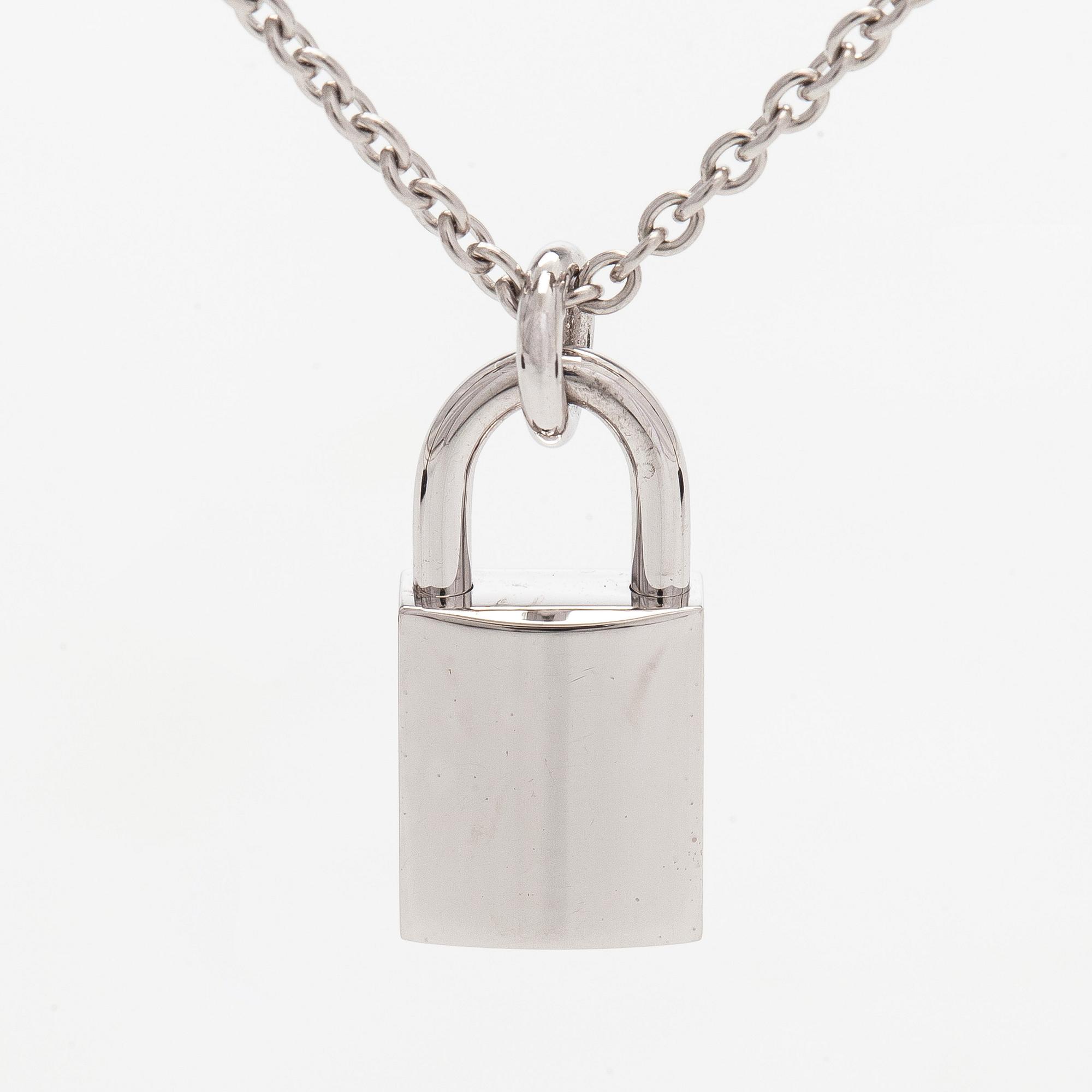 Hermès, halsband, "Kelly Cadenas", 18K vitguld och diamanter.