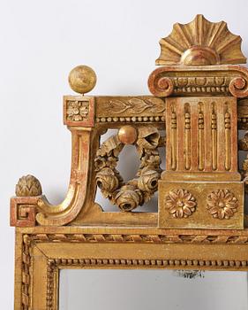 Spegel, Stockholmsarbete, sent 1700-tal, Gustaviansk.