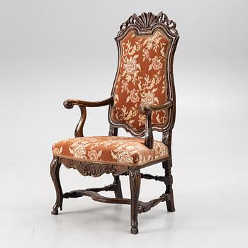 Armchair, Rococo, mid-18th century.